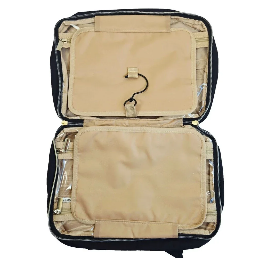 Bagsmart Bonchemin Black The Space Saver Toiletry Bag NEW